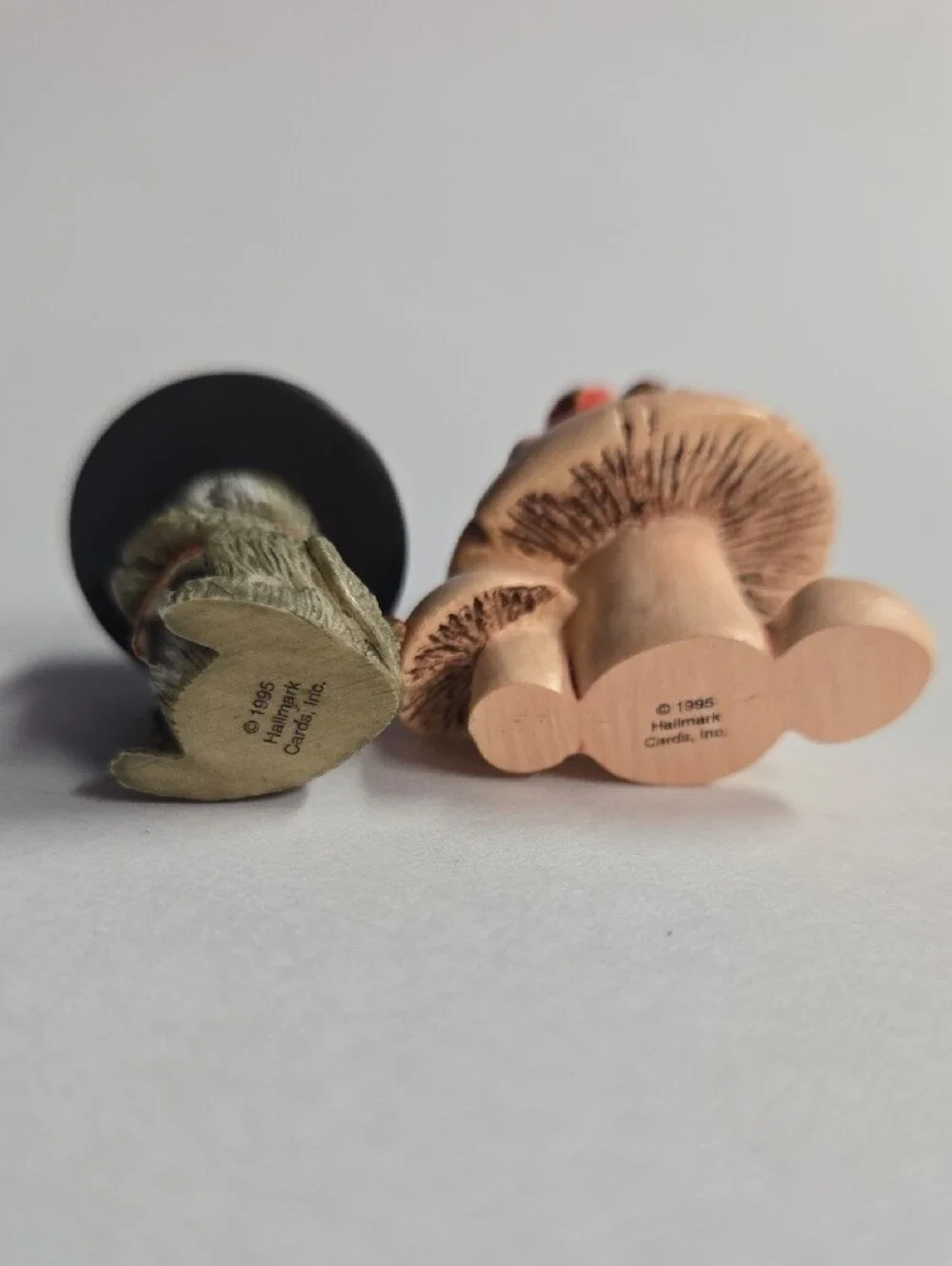 Vntg Hallmark Cards Inc. 1995 Fall Harvest Mouse & Mushroom Set EUC 1